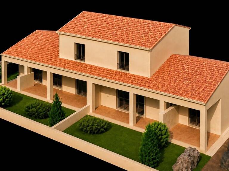 PRUNETE (20) Appartement à vendre 2 pièces de 45,85 m2 avec jardin de 130,95 m2 et proximité plage — photo 1