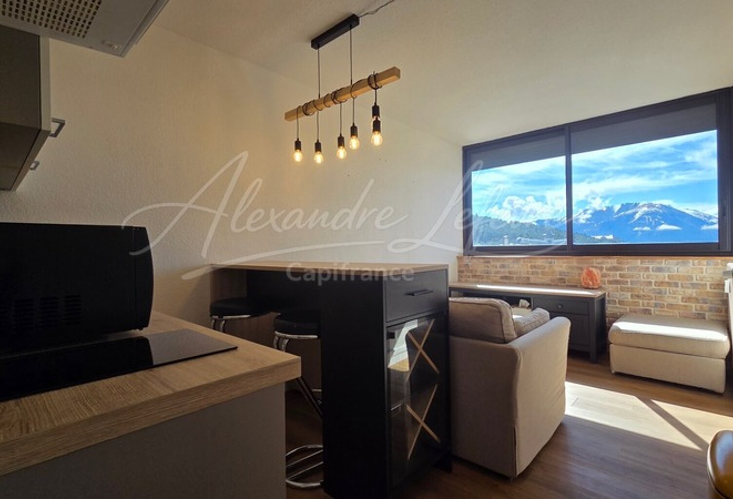 T3 avec vue exceptionnelle sur les montagnes et le golf — photo 1