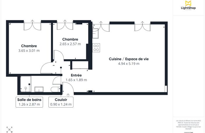 Appartement lumineux 2 pièces 51 m² - Avenue Pierre Brossolette, Malakoff — photo 3