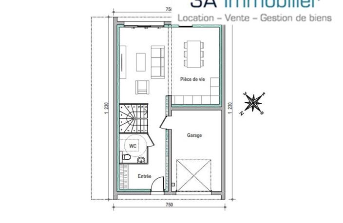 Maison - 97.24m ² — photo 4