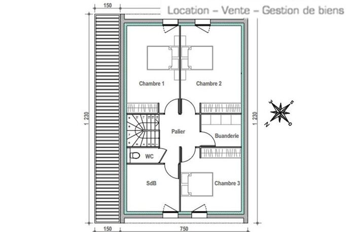 Maison - 97.24m ² — photo 5