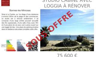 Appartement 1 Pièce 17 m² à vendre à Bormes-les-Mimosas (83230)
