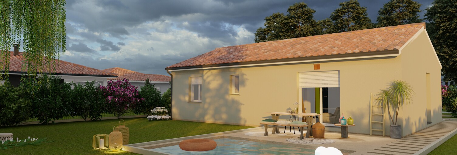 Maison 75 m² à construire Les Grands-Chézeaux (87160)