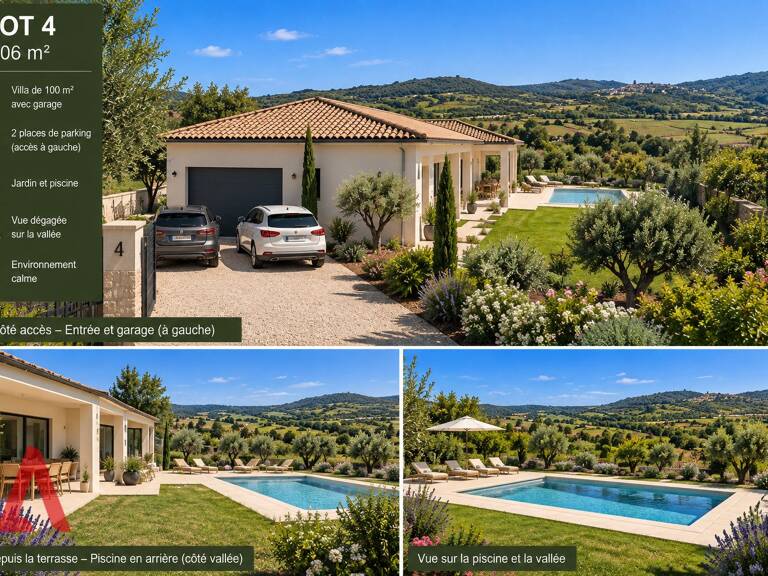 Rare à Gabian  Magnifique terrain viabilisé de 406 m² avec vue dominante sur le Château de Cassan et panorama exceptionnel  89.320 — photo 1