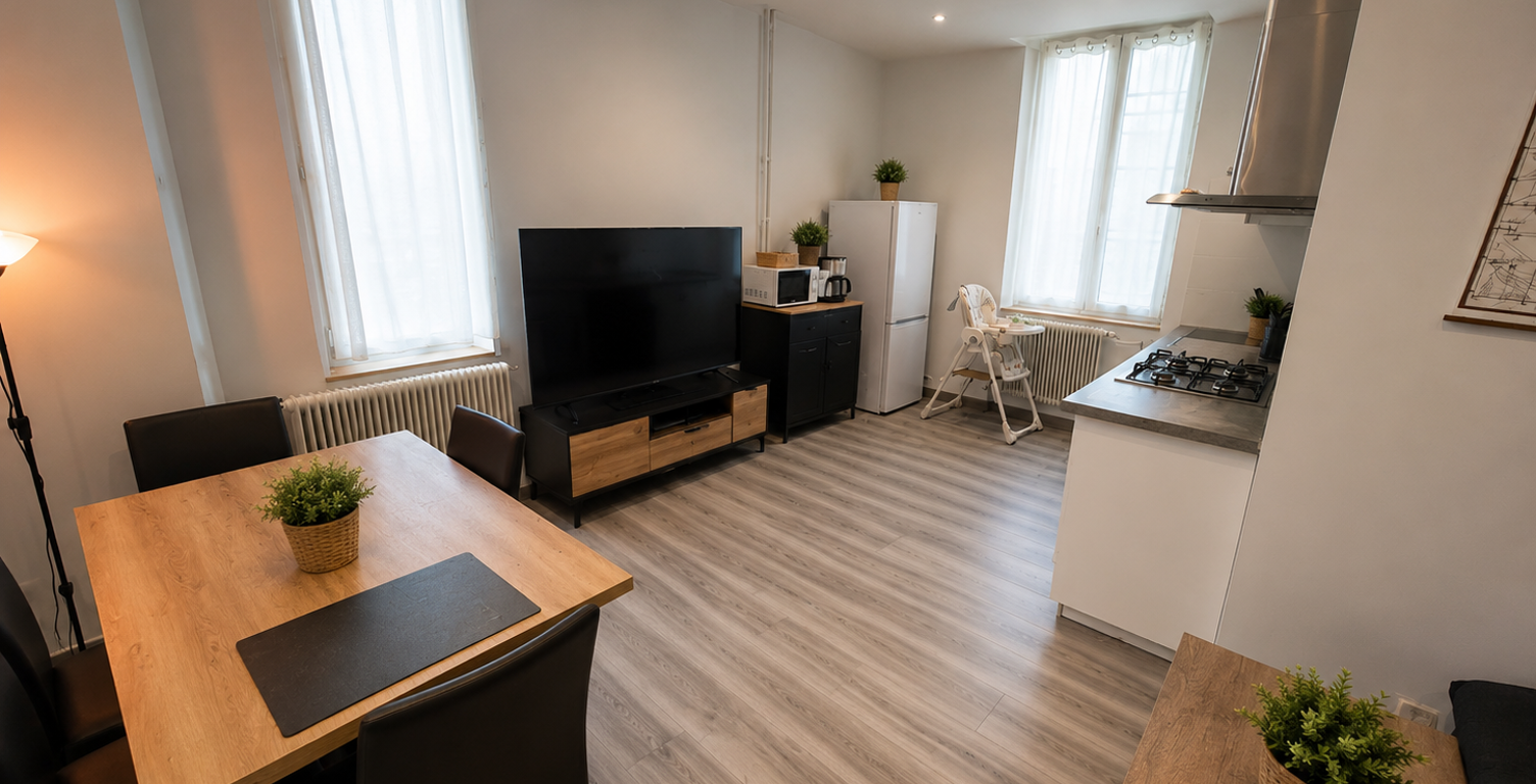 AGEN - APPARTEMENT T3 lumineux en hyper centre avec vue sur les Cornières — photo 1