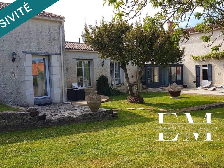 PROPRIETE DE CHARME EN PIERRE- 300 M2 HABITALBLES SUR TERRAIN PAYSAGE ET AGREMENTE EN FRUITIERS — photo 1