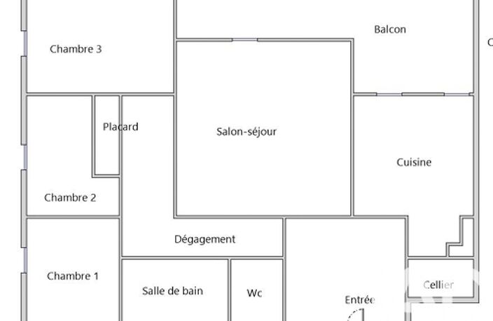 Vente Appartement 4 pièces — photo 2