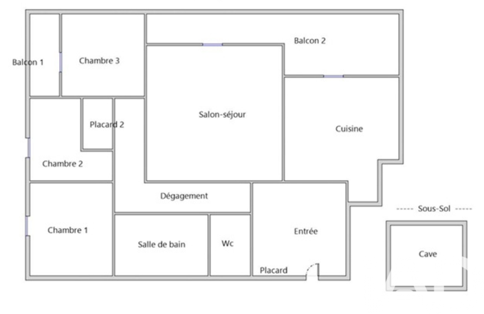 Vente Appartement 4 pièces — photo 3