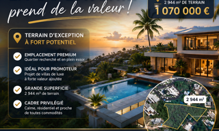 Terrain  2944 m² à vendre à Saint-Denis (97400)