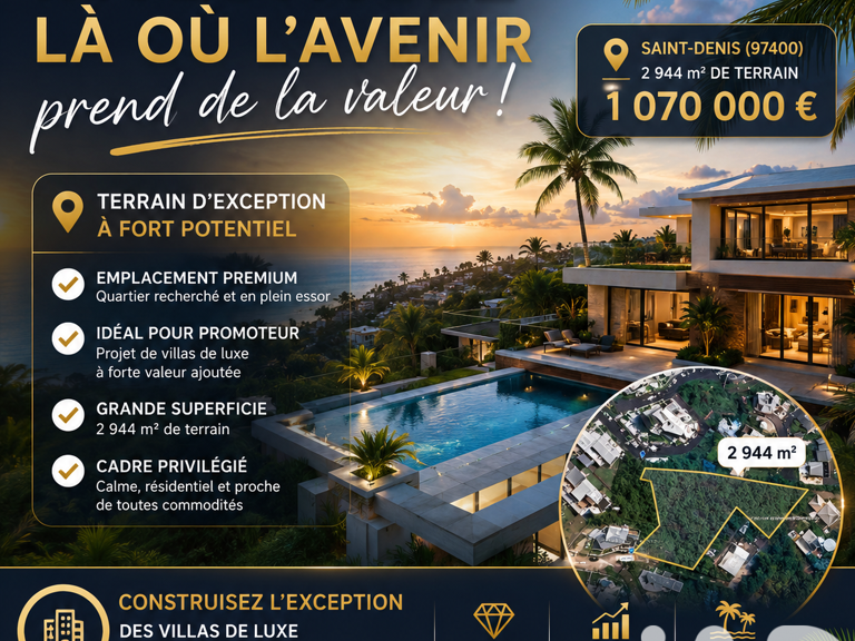 Vente Terrain 2 944 m&sup2; — photo 1