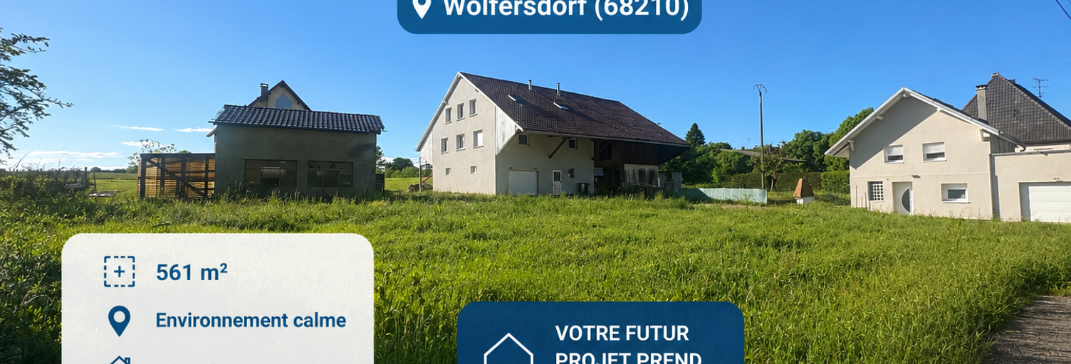 Terrain  561 m² à vendre à Wolfersdorf (68210)
