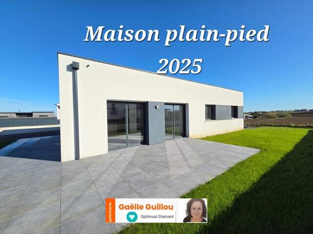 CLEDER : Maison neuve de 2025 plain pied de 5 pièces - 112m² - Terrain clos de 634m² — photo du bien