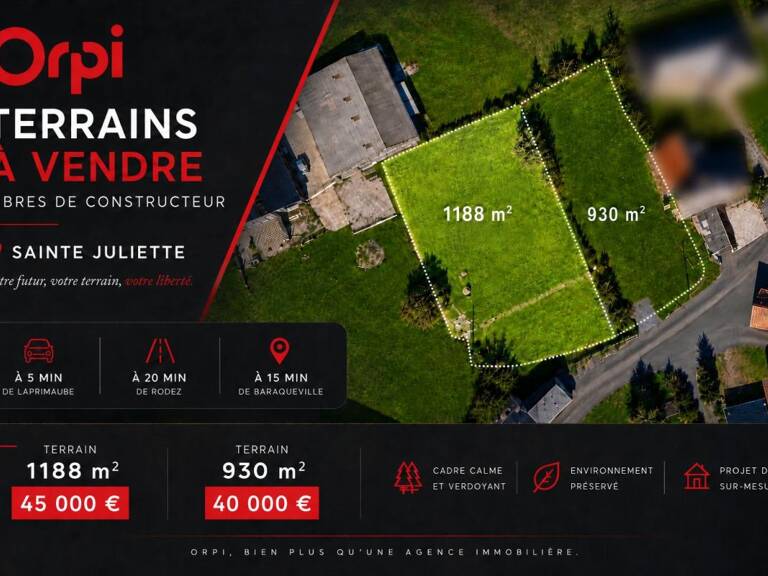   Terrain constructible de 1 188 m² à 5 minutes de La Primaube ! — photo 1