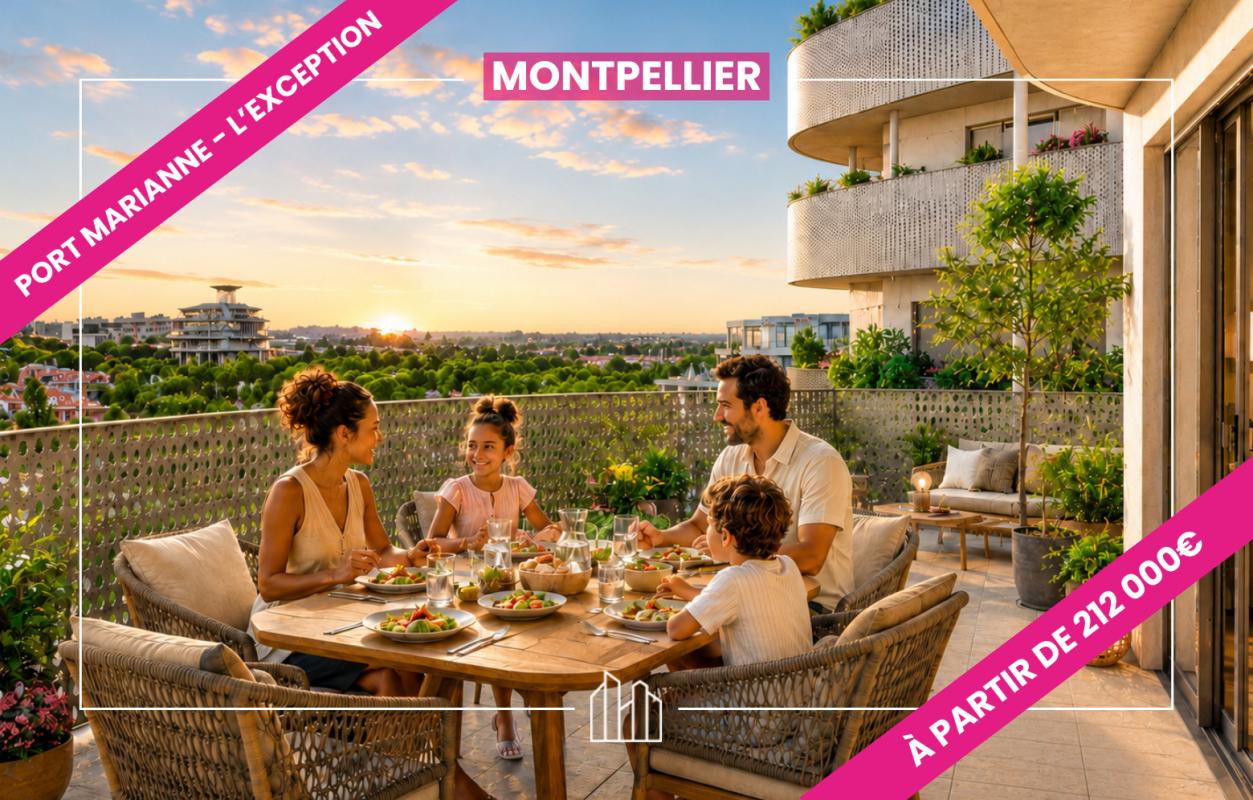 RÉSIDENCE SIENNA - PORT MARIANNE,&nbsp;
                                                                                      Appartement neuf
                                                                                     Montpellier&nbsp-&nbsp
                                                                                     34000