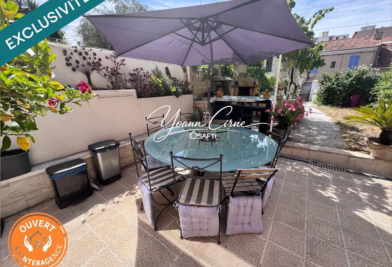Maison de ville type 3/4 78 m2 avec terrasse, cuisine d'été et jardinet. — photo 1