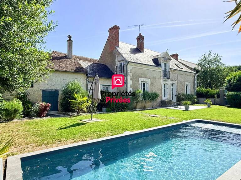 Maison en Pierre - ENTRE CHINON et L'ÎLE BOUCHARD - 140 m2 - Piscine - Jardin — photo 1