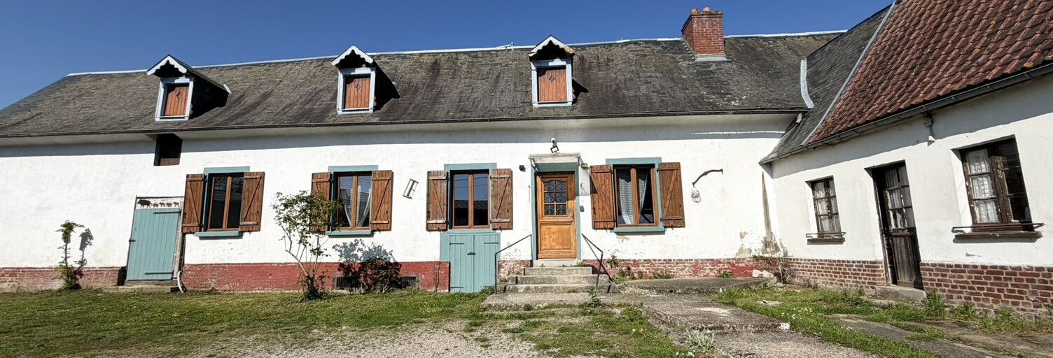 Maison 3 Pièces 96 m² à vendre à Moyenneville (80870)