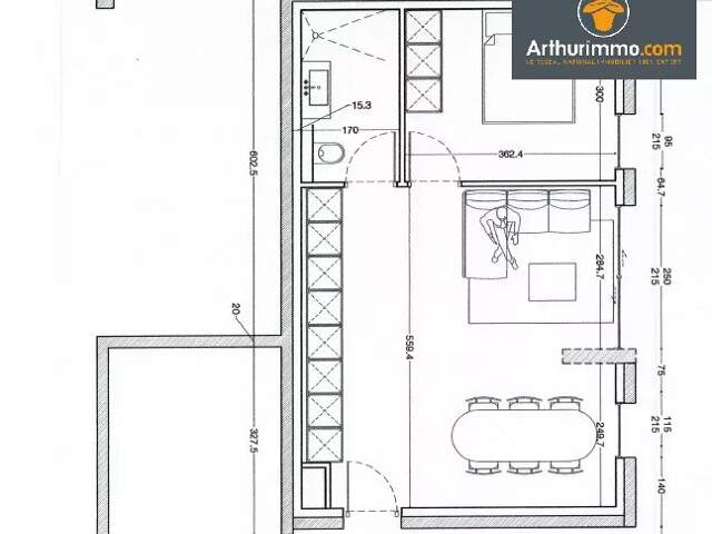 Appartement F2 de 45 m² avec terrasse de 25 m² - Lot A02 — photo du bien
