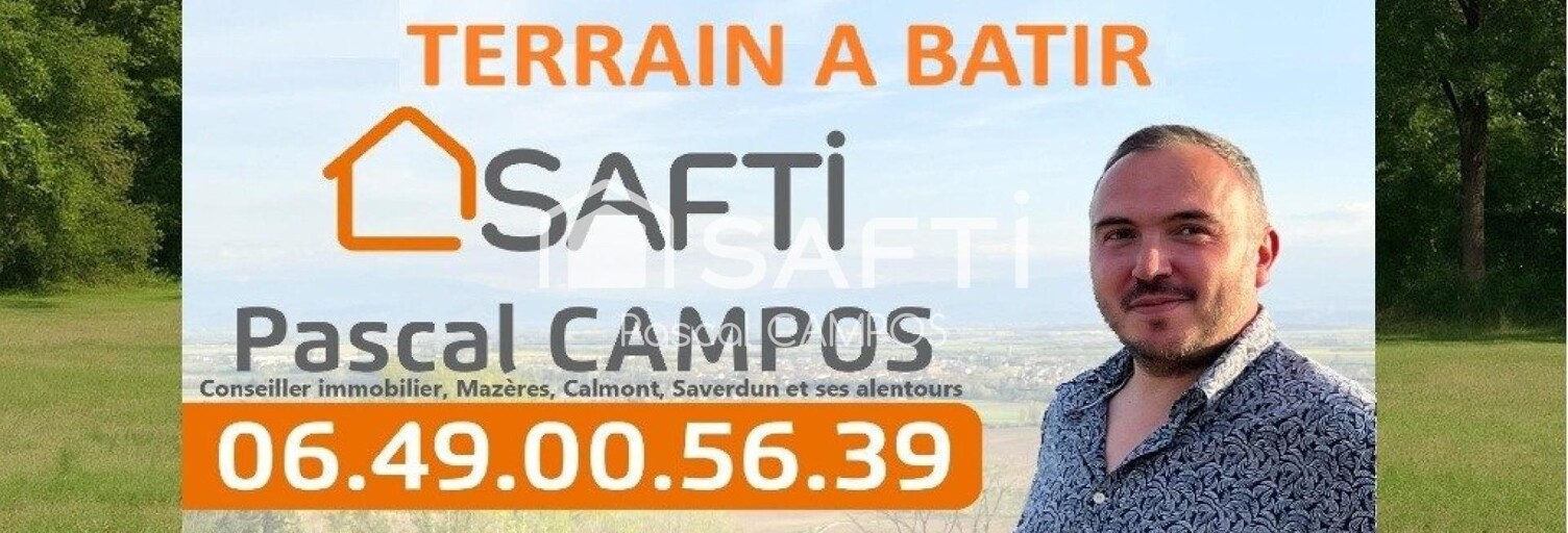 Terrain  1562 m² à vendre à Saverdun (09700)