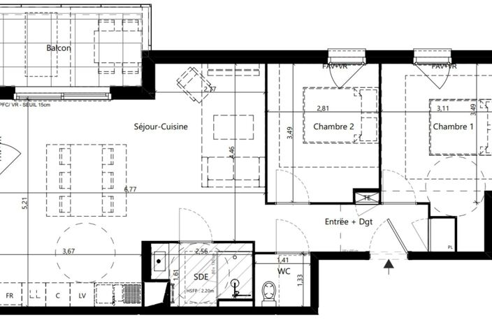 Vente Appartement 3 pièces — photo 4