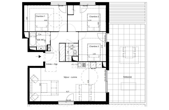 Vente Appartement 4 pièces — photo 4
