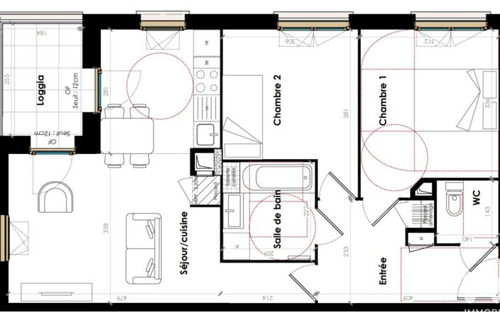 Vente Appartement 3 pièces — photo 4