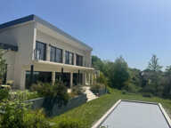 SUR LES COTEAUX DE TOULOUSE A MERVILLA SUPERBE VILLA CONTEMPORAINE DE 260M2 AVEC VUE SUR LES PYRENNEES — photo 4