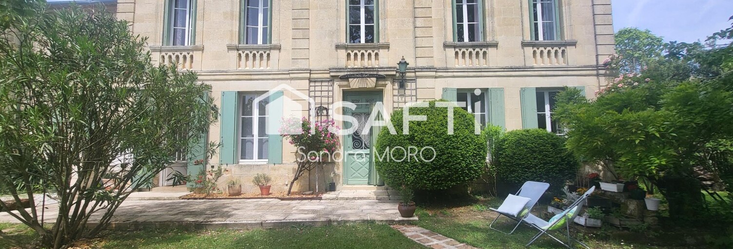 Maison 10 Pièces 322 m² à vendre à Targon (33760)