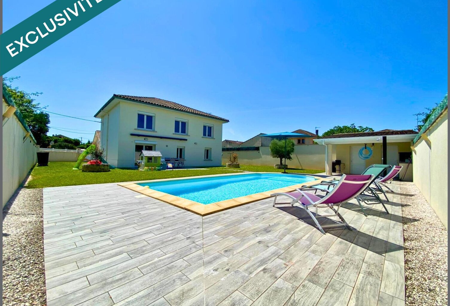 Maison 130 m²  Exposition sud, piscine & prestations haut de gamme — photo 1