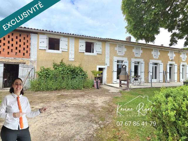 maison en pierre, 6 chambres, depandances, grand terrain — photo du bien
