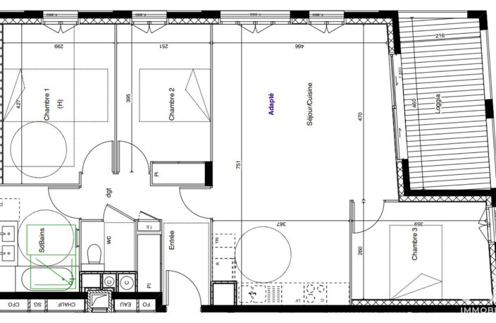 Vente Appartement 4 pièces — photo 4