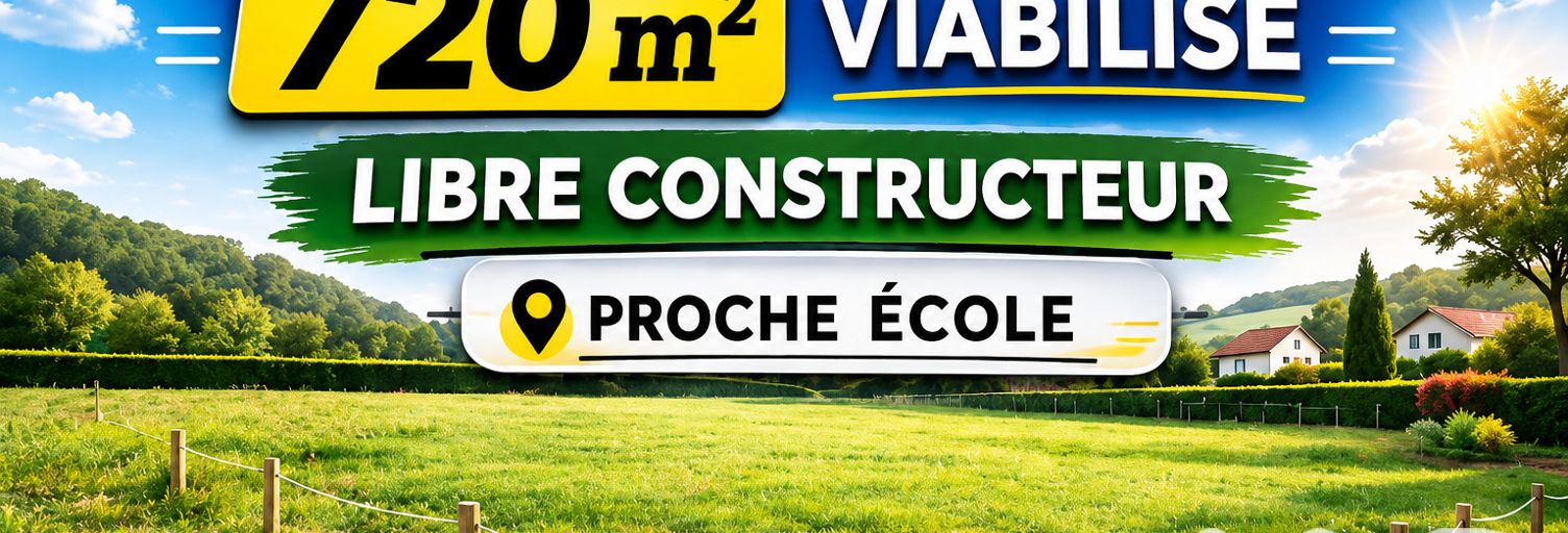 Terrain  720 m² à vendre à Camarsac (33750)