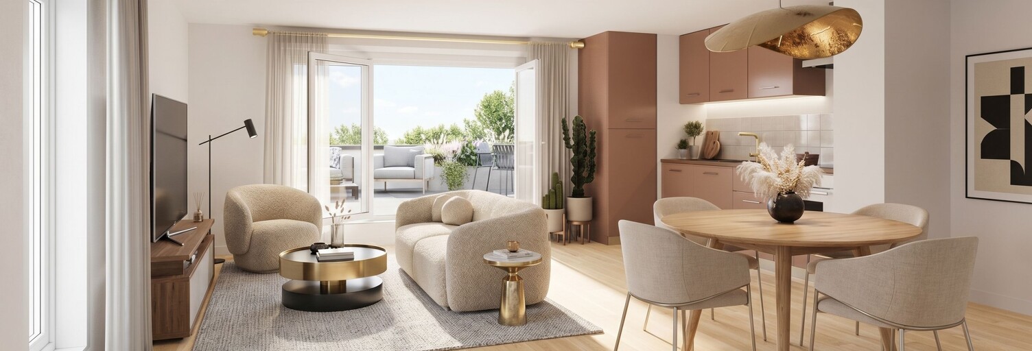 Appartement 2 Pièces 42 m² à vendre à Sotteville-lès-Rouen (76300)