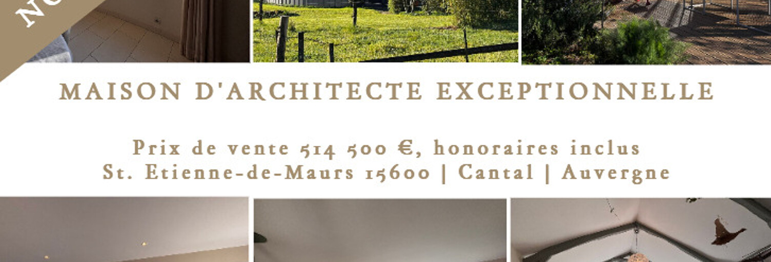 Maison 5 Pièces 267 m² à vendre à Saint-Étienne-de-Maurs (15600)