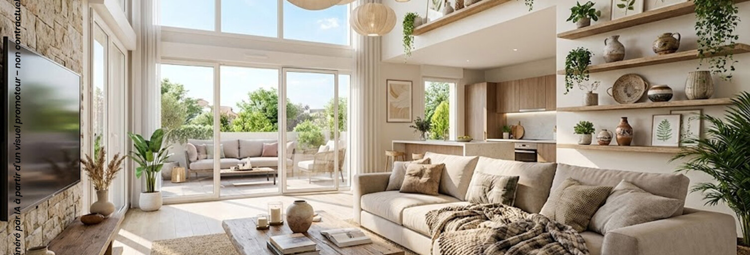 Appartement neuf T1, T2, T3 Pièce 32 à 78 m² à vendre à Marignane (13700)