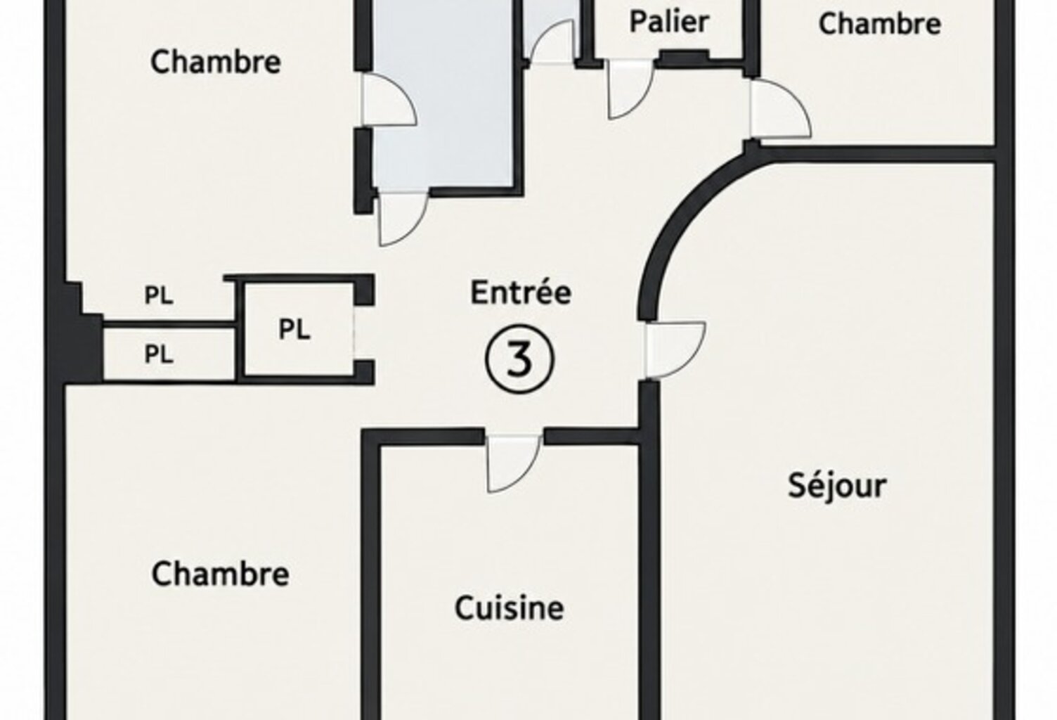 GRAND APPARTEMENT DE 120m2 - 3 CHAMBRES - CAVE - BOX — photo 1