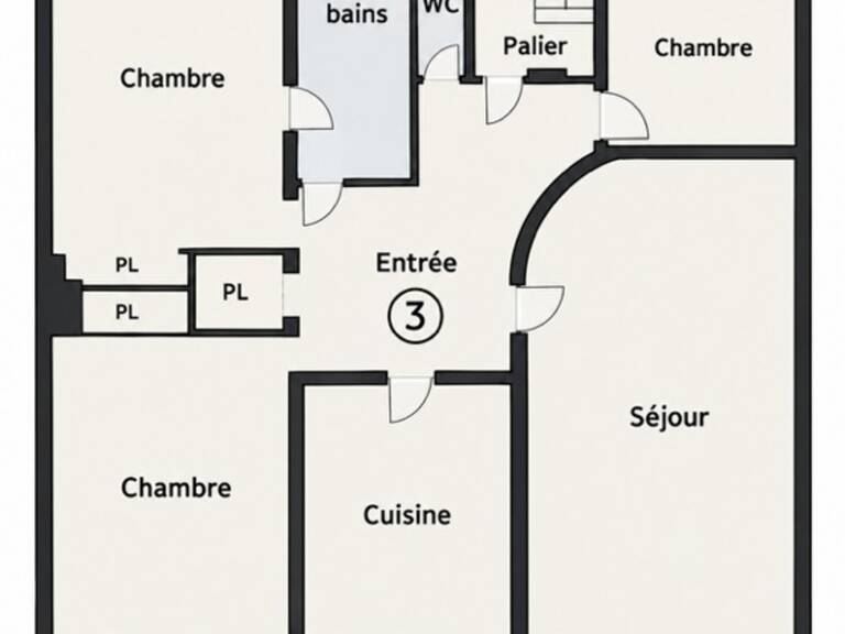 GRAND APPARTEMENT DE 120m2 - 3 CHAMBRES - CAVE - BOX — photo 1