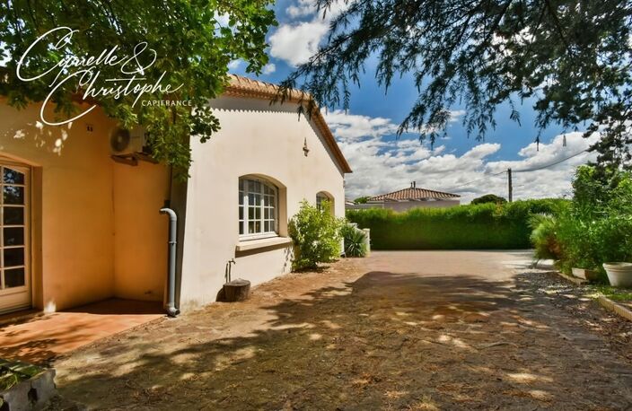 Dpt Hérault (34), à vendre à CANET, maison familiale T6 130m² avec studio indépendant, piscine, pool house sur terrain de 880m² — photo 5