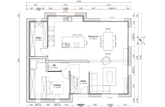 Vente maison 7 pièces 147 m² Bourghelles (59830) — photo 5