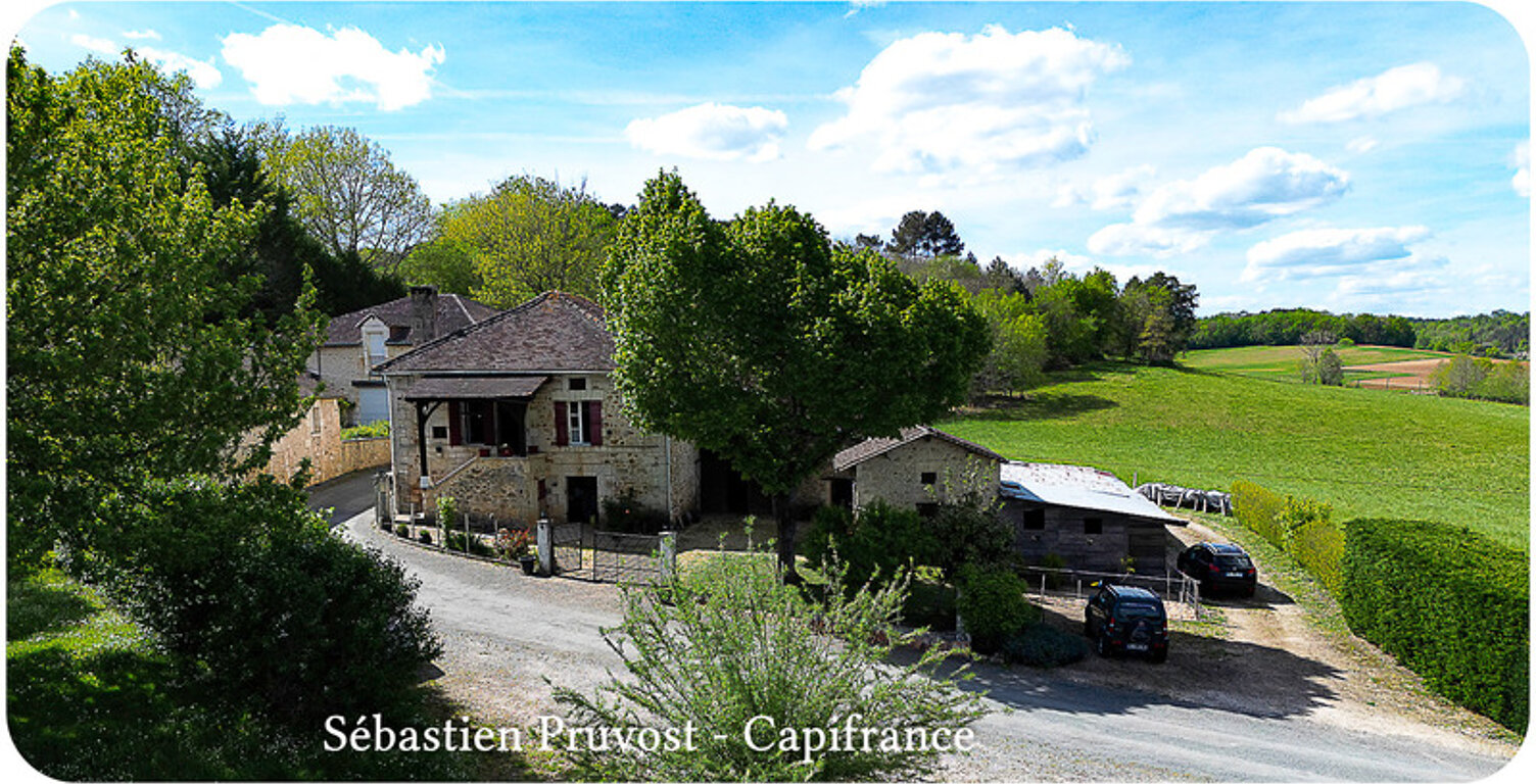Proche de BRANTOME (24)Fermette à vendre 62m2, Combles 90m2, Grange 140m2, Dépendance, Terrain 5835m2 — photo 1