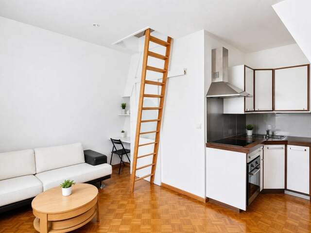 Deux pièces sous les toits — photo du bien