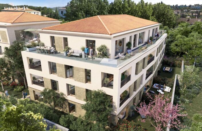 APPARTEMENT TYPE 5 115 M2 AVEC TOIT-TERRASSE PRIVATIF DE 110 M2, DOUBLE PARKING EN SOUS-SOL DANS PROGRAMME IMMOBILIER HAUT DE GAMME À AIX-EN-PROVENCE — photo 2
