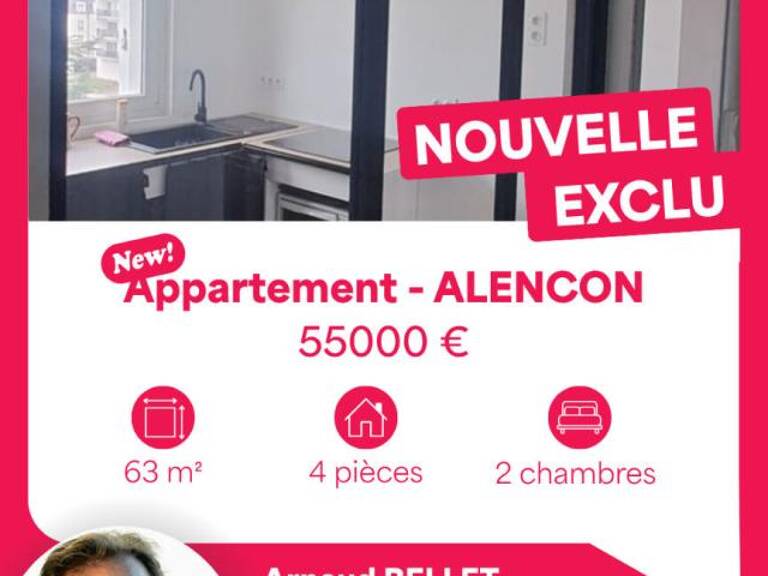 Appartement Alencon 4 pièce(s) 63.83 m2 — photo 1