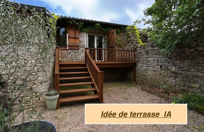 Maison en pierre,  Uchizy, 152 m2 avec beau terrain arboré et dépendances — photo 5
