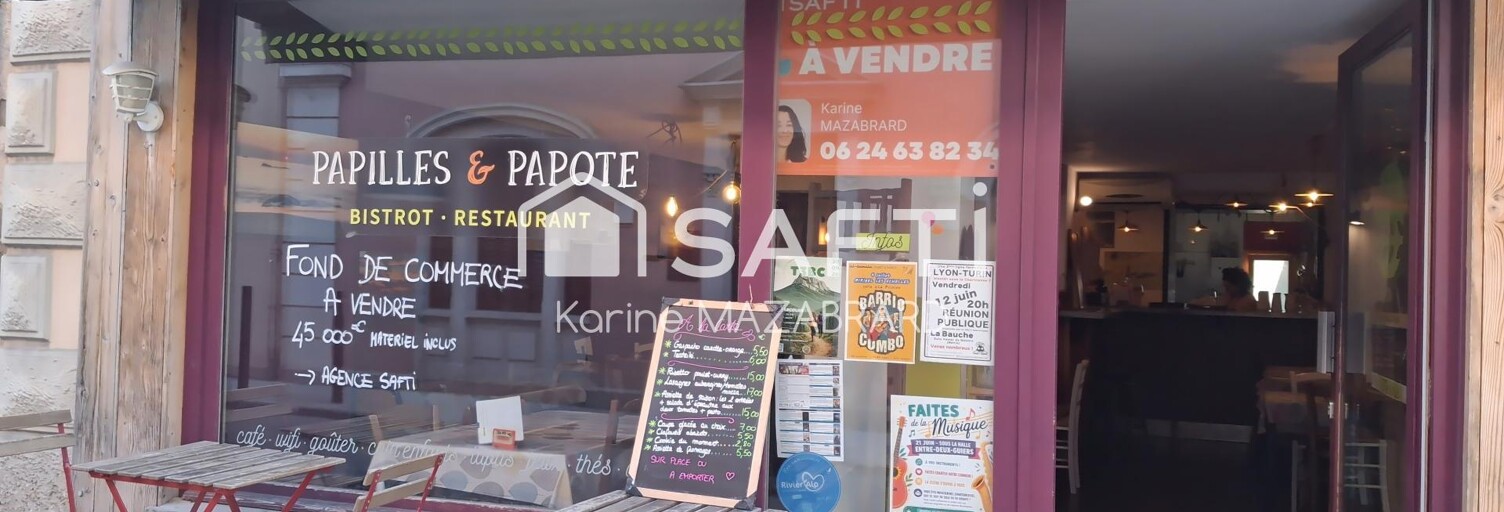 Commerce 2 Pièces 92 m² à vendre à Entre-deux-Guiers (38380)