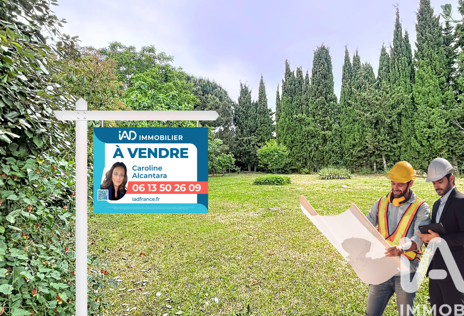 Vente Terrain à bâtir 840 m&sup2; — photo 1