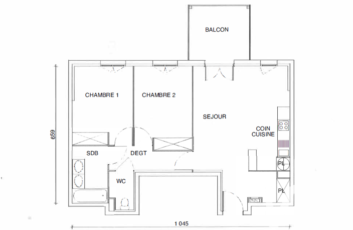 Vente Appartement 3 pièces — photo 2
