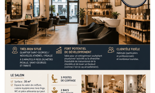 Commerce  35 m² à vendre à Paris 9 (75009)