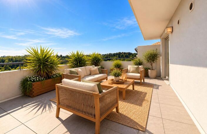 STUDIO EN DERNIER ÉTAGE AVEC TERRASSE DE 26 M² — photo 2