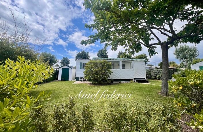 Mobile-Home - 36 m2 + 20 m2 de terrasse - sur parcelle 236 m2 - piscine privée - 5 min plage- SAINT GILLES CROIX DE VIE (85) — photo 4